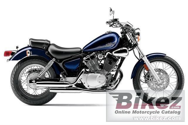 Big Yamaha v star 250 picture and wallpaper from Bikez.com